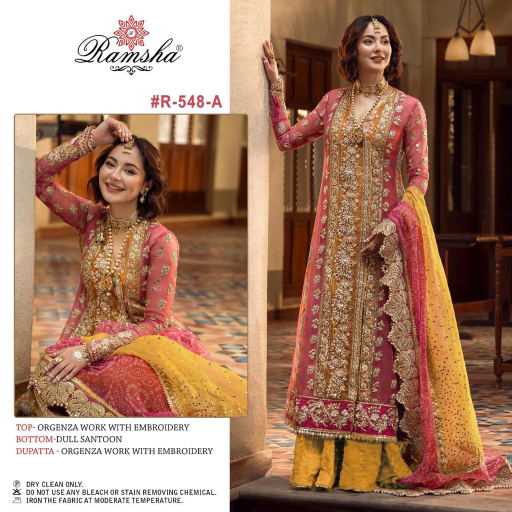 Organza embroidery pakistani