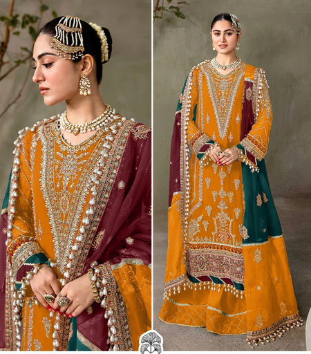 Zaha Heavy embroidery suit