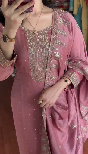 Beautiful pink modest set