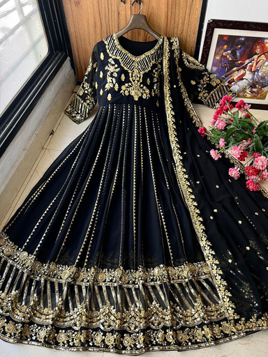 Beautiful long black gown