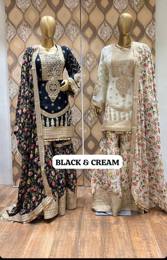 Work with shika lace black and cream