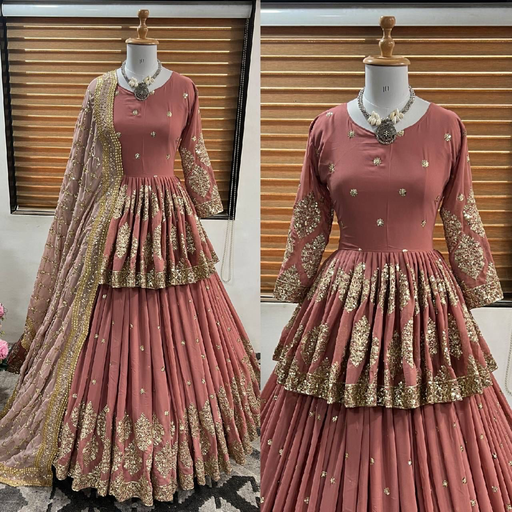 5mm embroidery faux georgette 